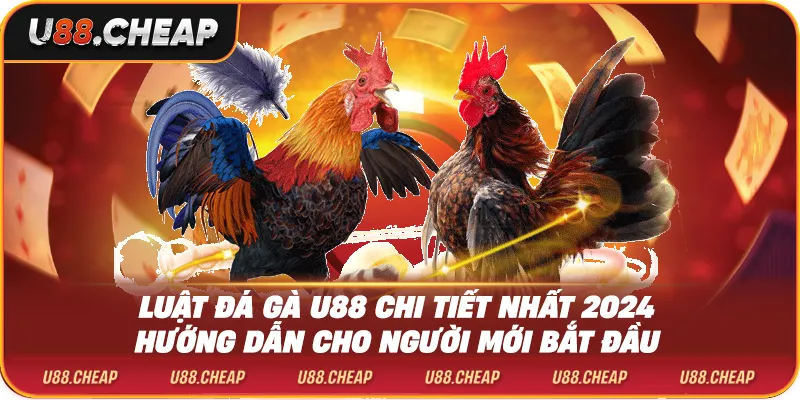 Luật đá gà u88 chi tiết (cập nhật 2024)